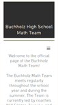 Mobile Screenshot of buchholzmathteam.com